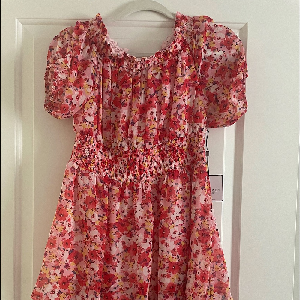 Womens Laundry Floral Dress